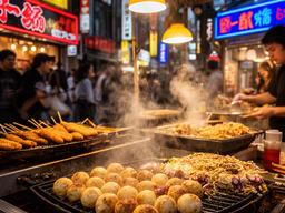 大阪——たこ焼き、お好み焼き、串カツ——粉もの文化の聖地